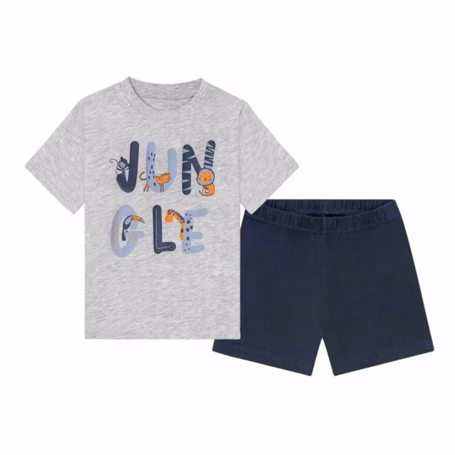 ست تی شرت و شلوارک پسرانه طرح جنگل برندلوپیلو  LUPILU  آلمان  سایز  1 تا 2 سال