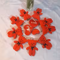 آویز خرس قرمز