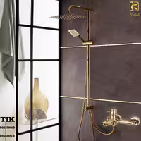 شیرآلات  ست  شیر های رنگ طلایی در مدل های مختلف شیرآلات بهداشتی کابوک 