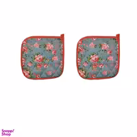 دستگیره طرح گل رز قرمز کد 10007 بسته ۲ عددی