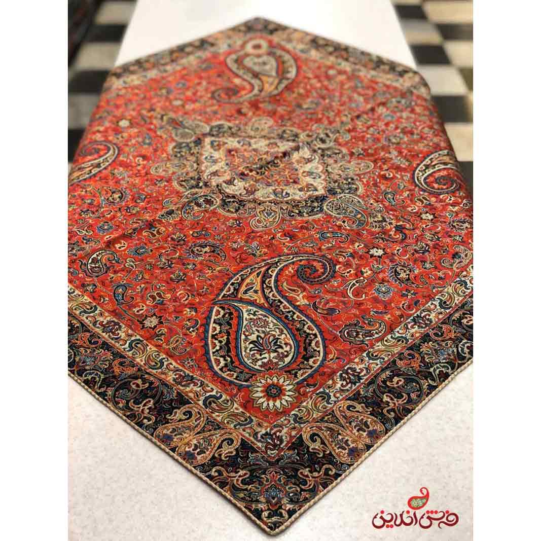 رومیزی مربع ترمه کد 25