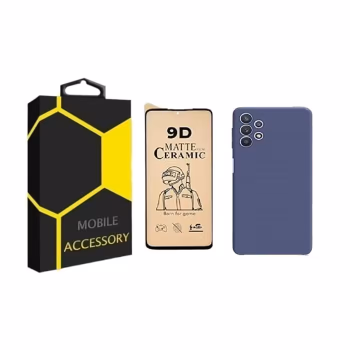 کاور silicon برای گوشی موبایل سامسونگ Galaxy A53 5G به همراه محافظ صفحه نمایش