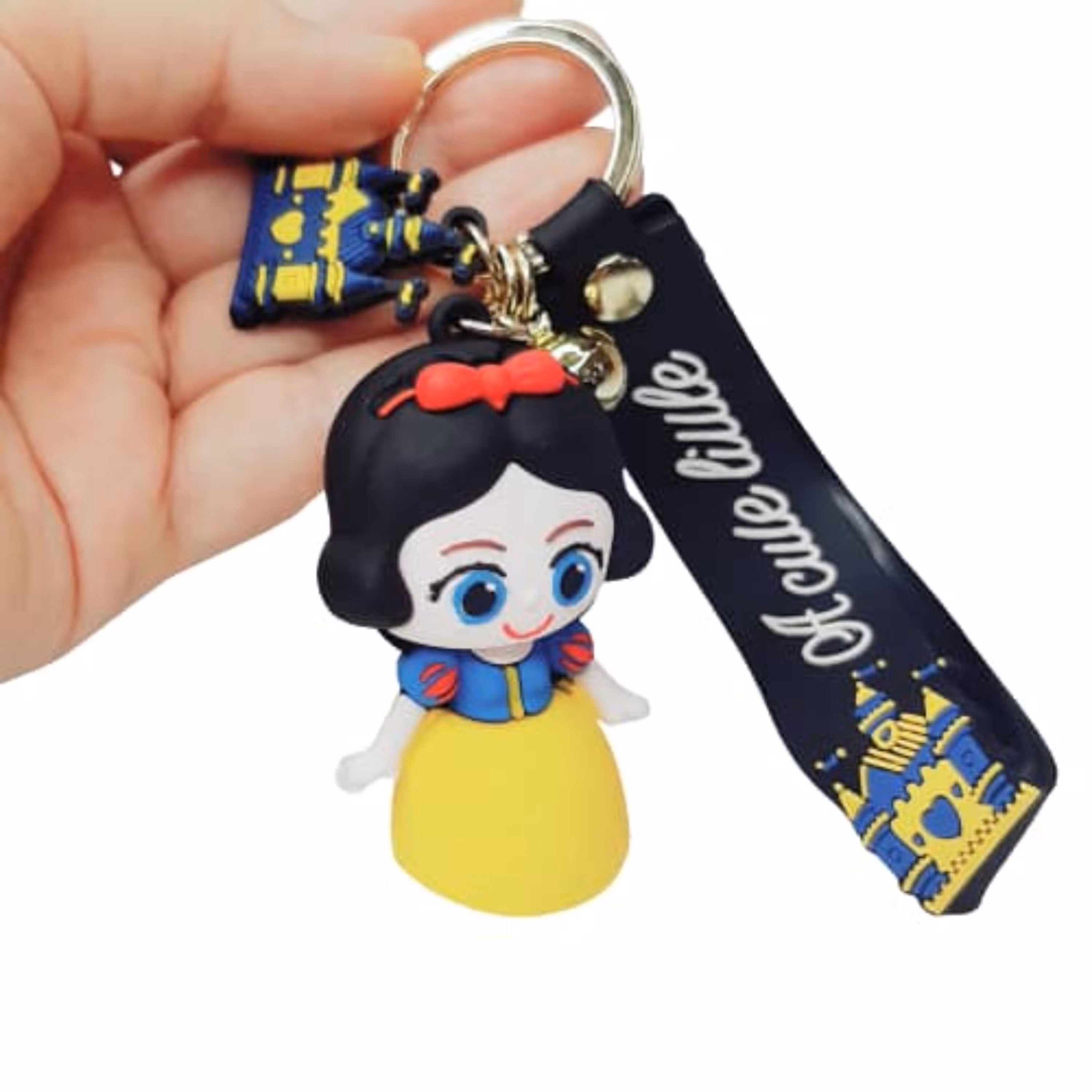 جاکلیدی مدل سیلیکونی طرح سفید برفی 