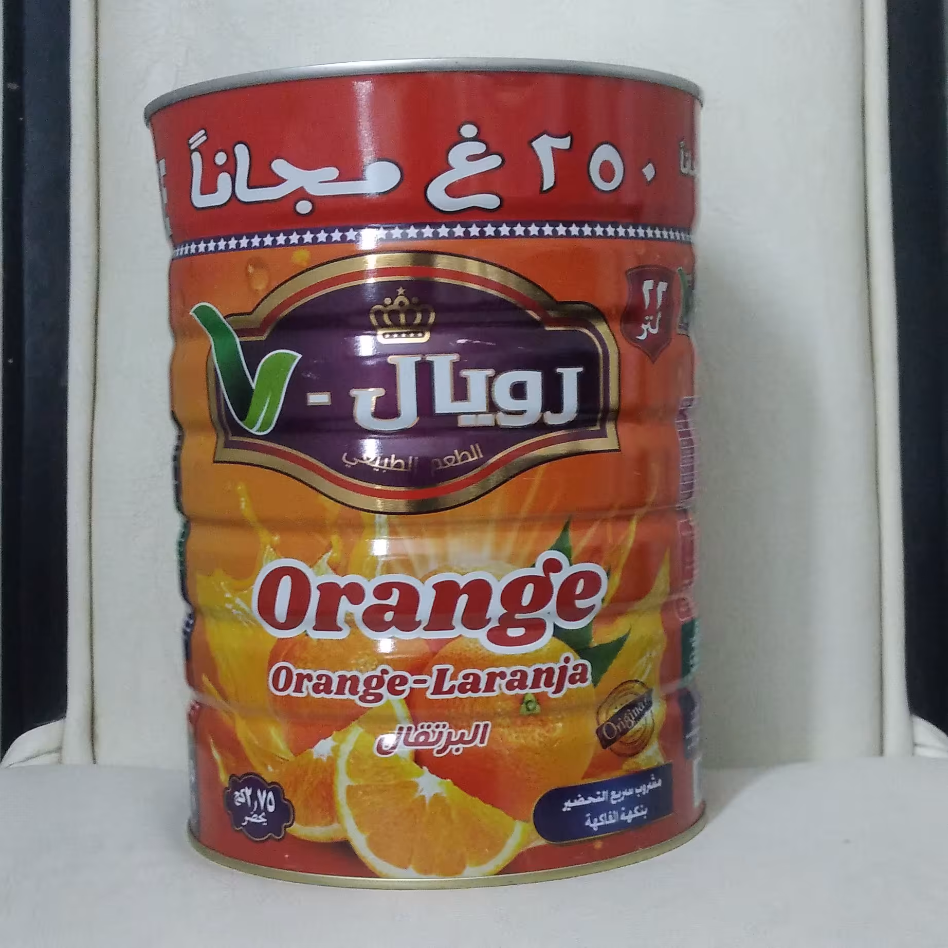 پودر شربت پرتقال رویال خارجی 