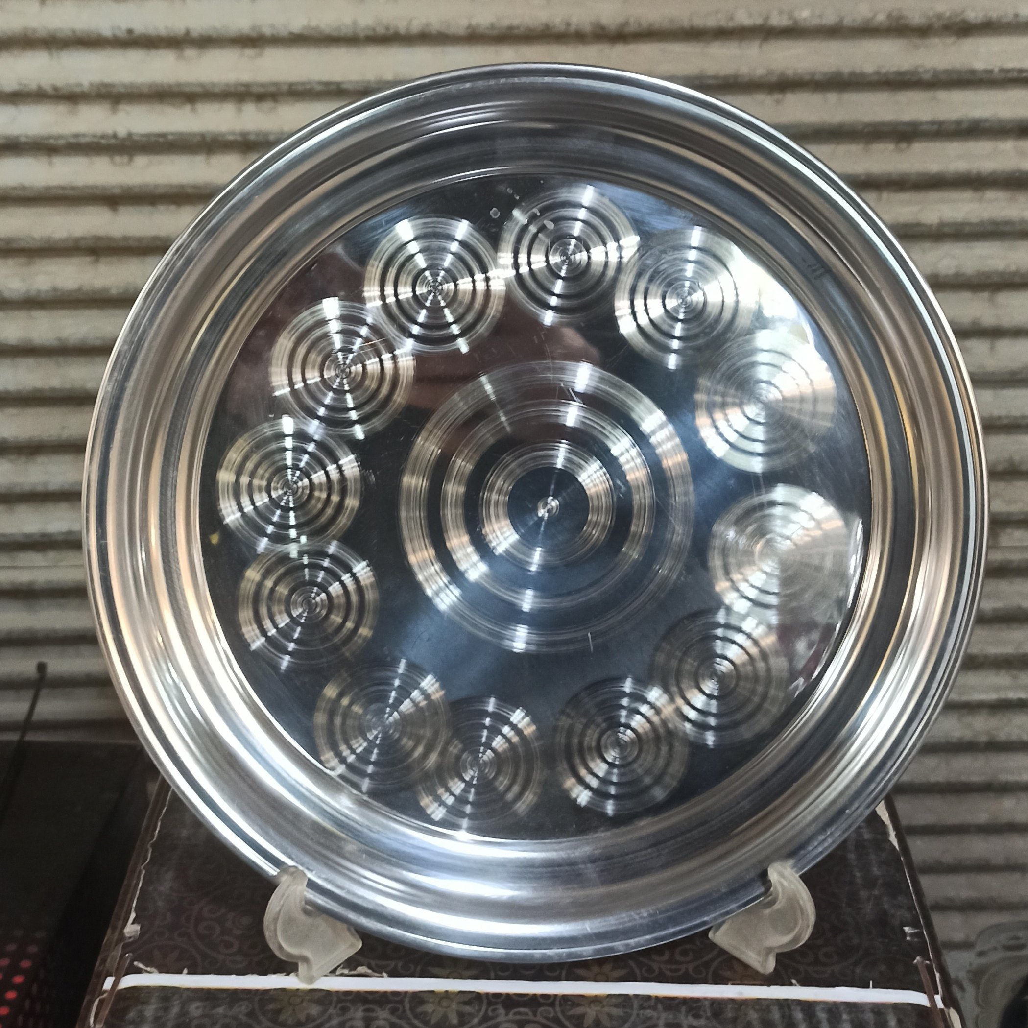 سینی استیل ساده (سایز30)