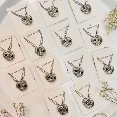 گردنبند ست مهروماه