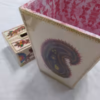 سطل و جا دستمال کاغذی پته 