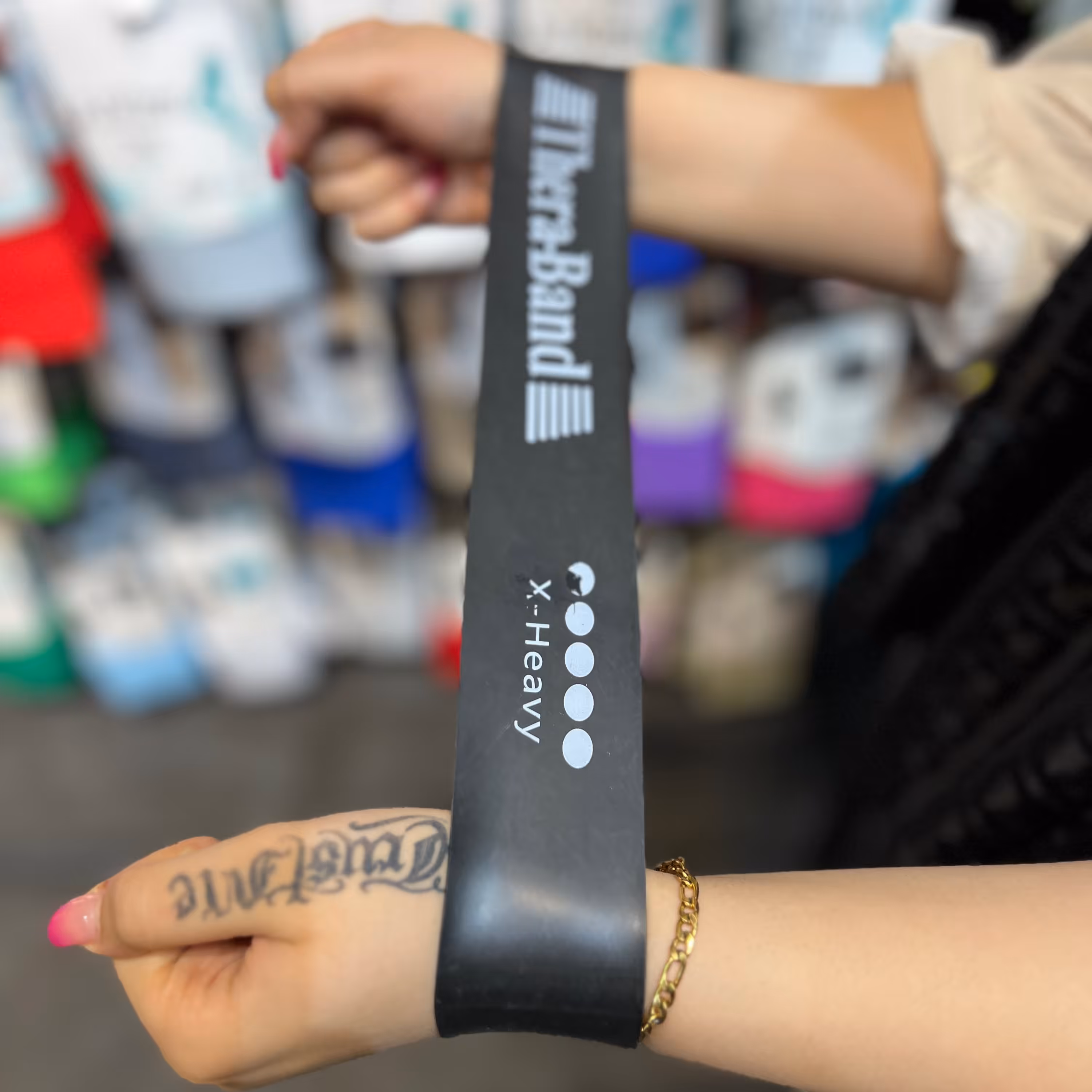 کش تراباند قوی مرحله قدرت5 رنگ مشکی