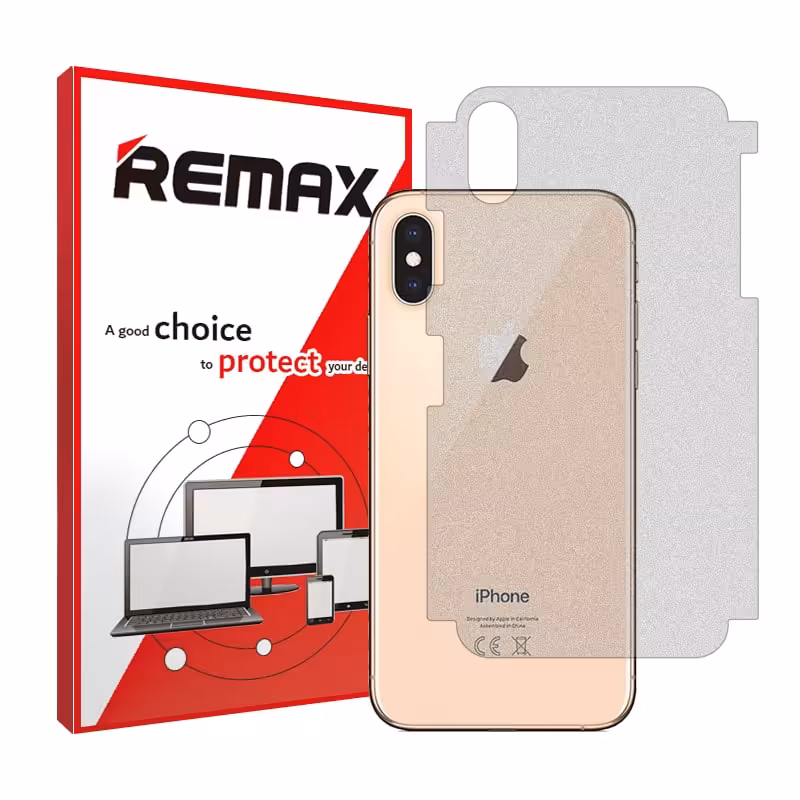 گلس پشت گوشی اپل iPhone XS مدل هیدروژلی مات برند ریمکس کد M