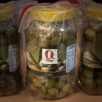 زیتون سبز کنسروی هسته دار شماره 4 ( وزن 1000 گرم ) برند لونا