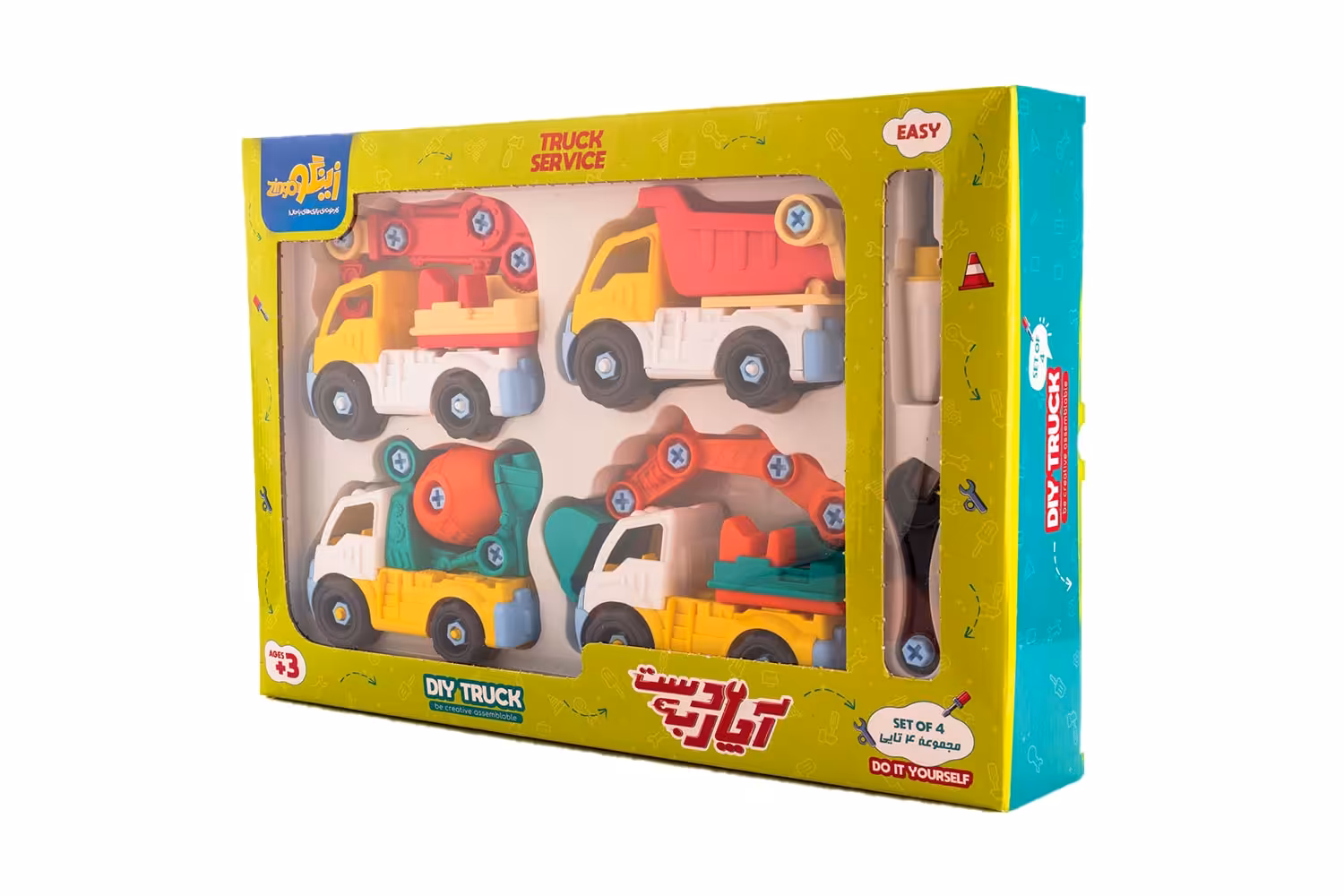 اسباب بازی آچار به دست (مجموعه 4تایی)