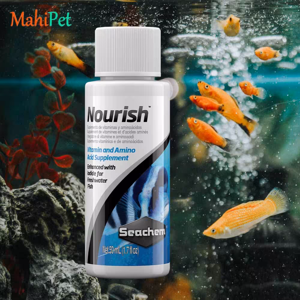 مکمل تغذیه ای ویتامین و اسید آمینه سیچم seachem Nourish حجم 50 میلی لیتر