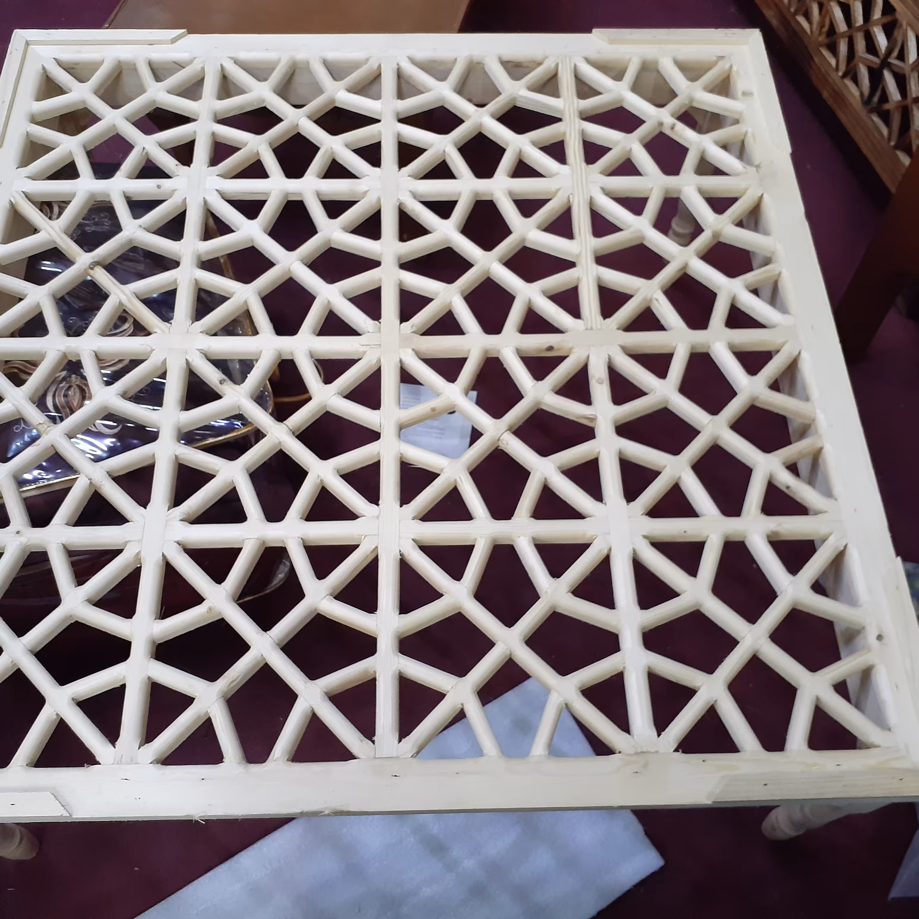 جلو مبلی چوبی سنتی 1در1