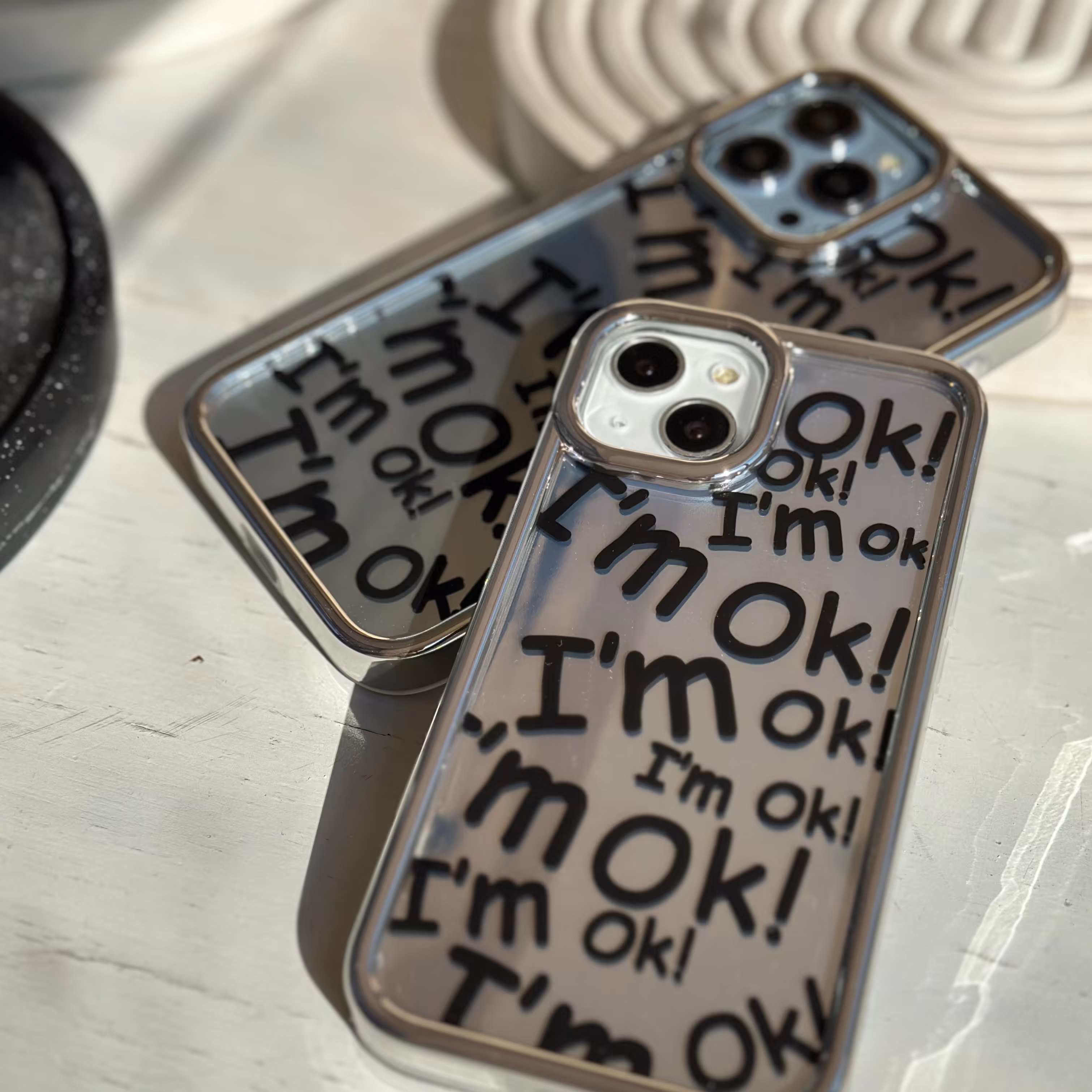 قاب آیفون 12 Im OK نقره ای، موجود برای تمام مدل های آیفون