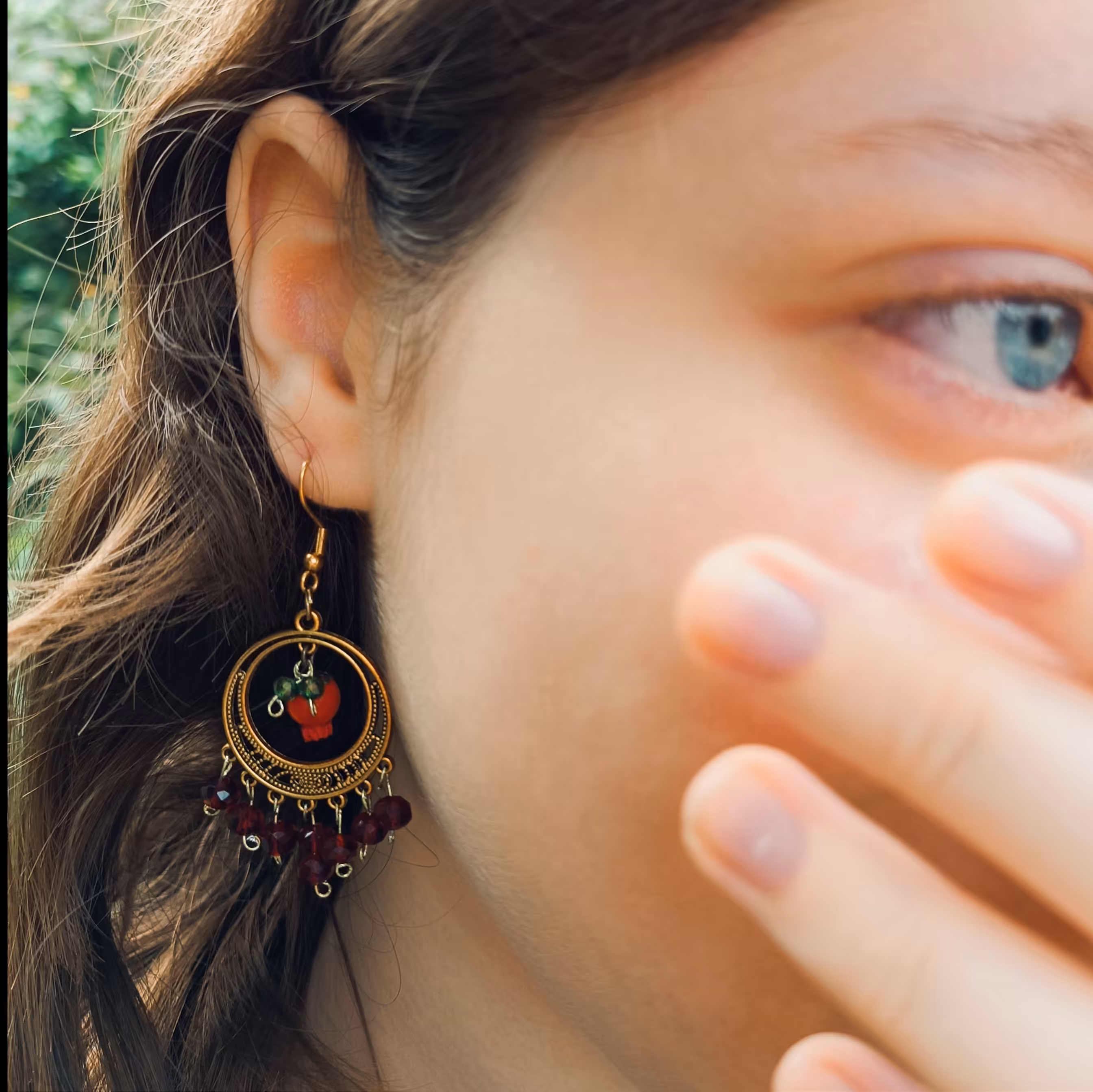 گوشواره انار  یلدایی 