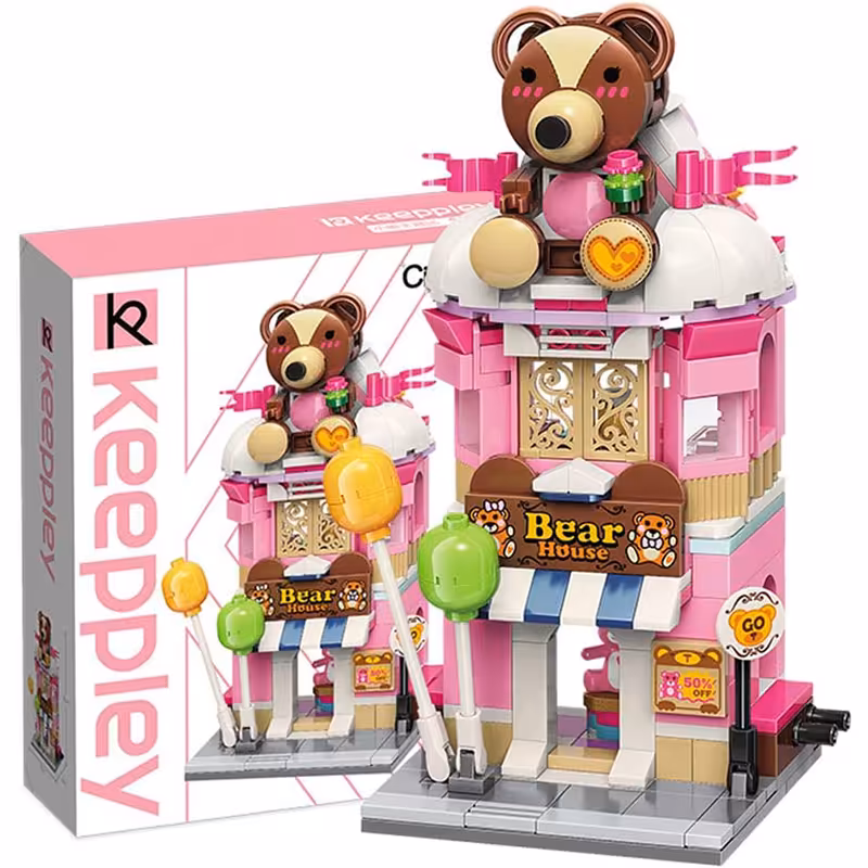 اسباب بازی لگو 281 تکه مدل مغازه تدی کد C0109