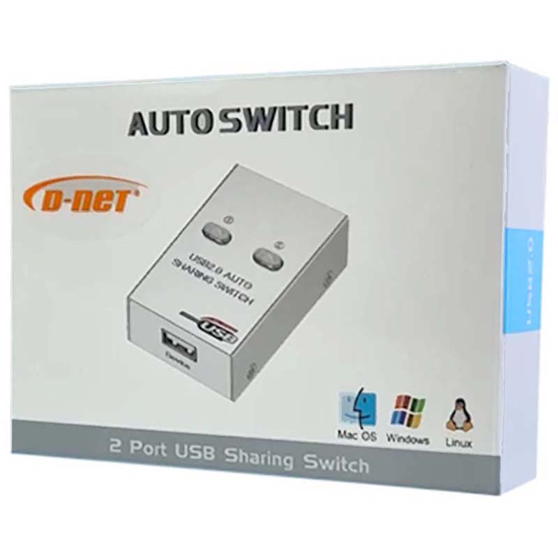 سوییچ 2 به 1 پرینتر اتوماتیک دی نت D-NET