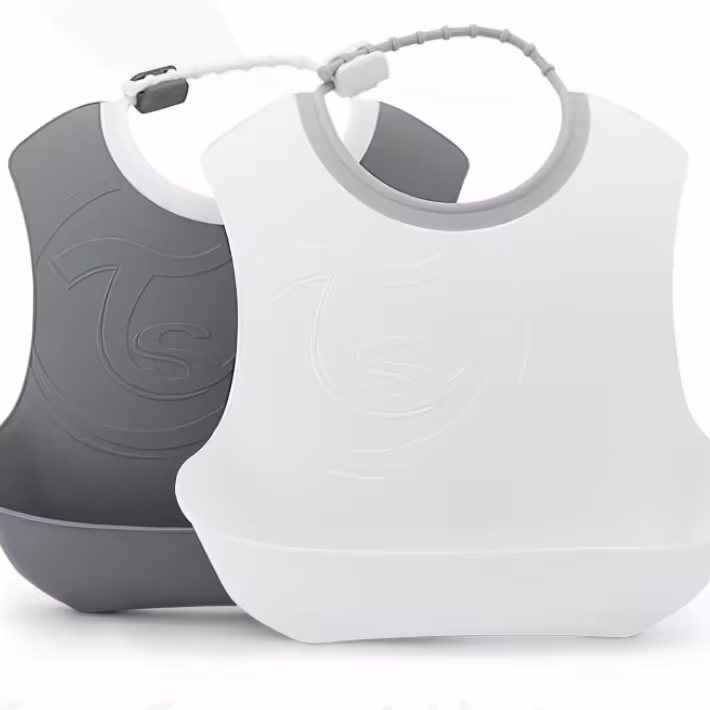 پیشبند کاسه دار2عددی تویست شیک Twistshake(اورجینال)رنگ سفید طوسی،صورتی یاسی،آبی سبز