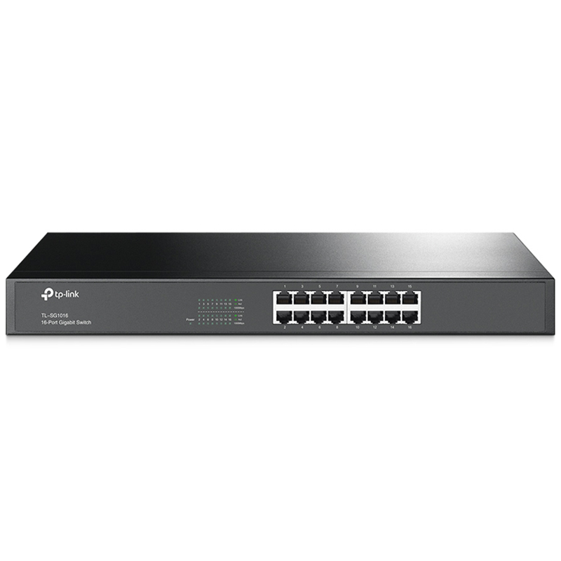 قیمت و خرید سوييچ 16 پورت گيگابيت و رکمونت تی پی لینک مدل TL-SG1016 | یاس ارتباط
