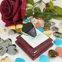 انگشتر نقره مردانه عقیق سلین کالا  کد 11805567