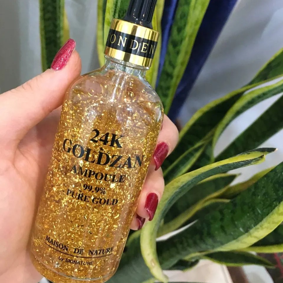 سرم ضد چین و چروک طلای صورت 24 عیار گلدزن GOLDZAN (آرایشی شاینا گالری )