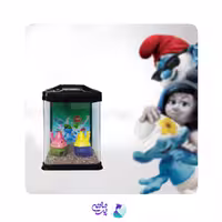 پک آکواریوم Bt-200 طرح اسمورف ها کد 08