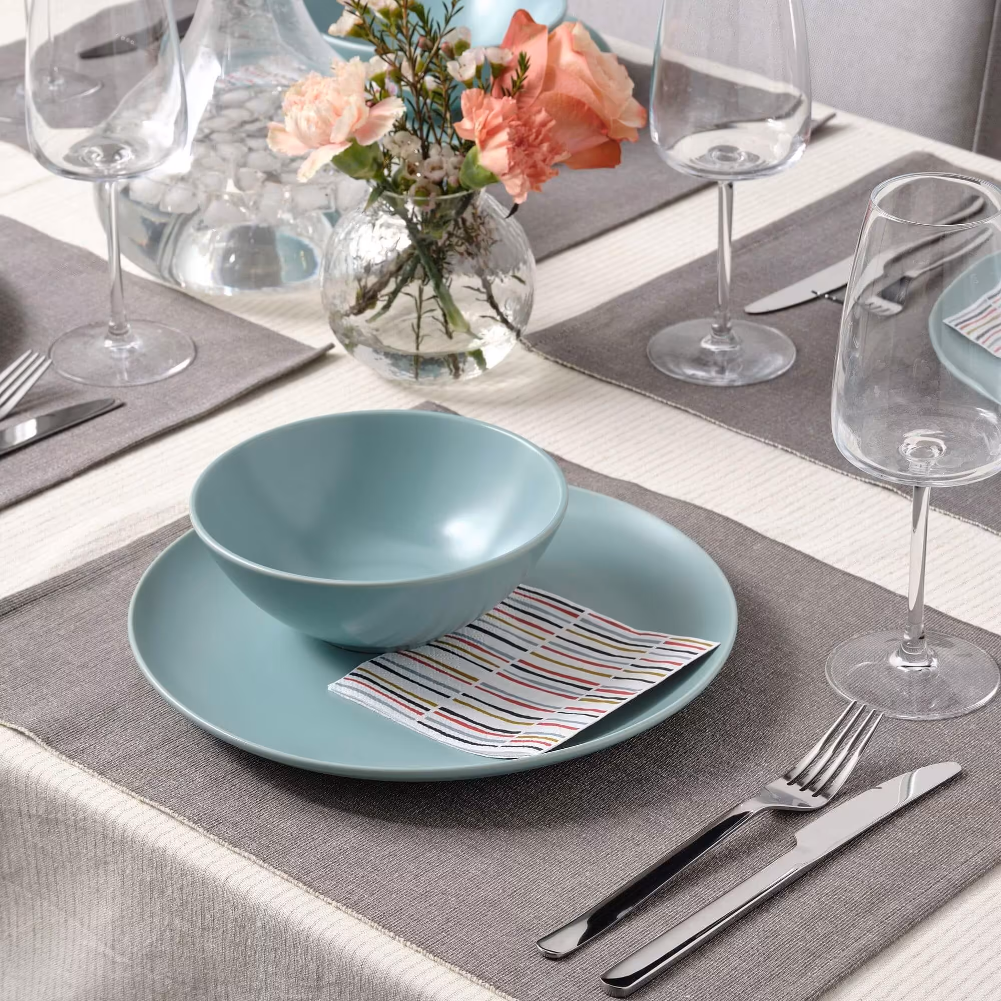 دستمال 24 سانت ایکیا مدل SNOKRABBA