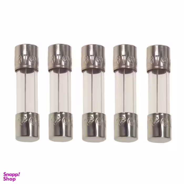 فیوز شیشه‌ ای 3 آمپر بسته 5 عددی