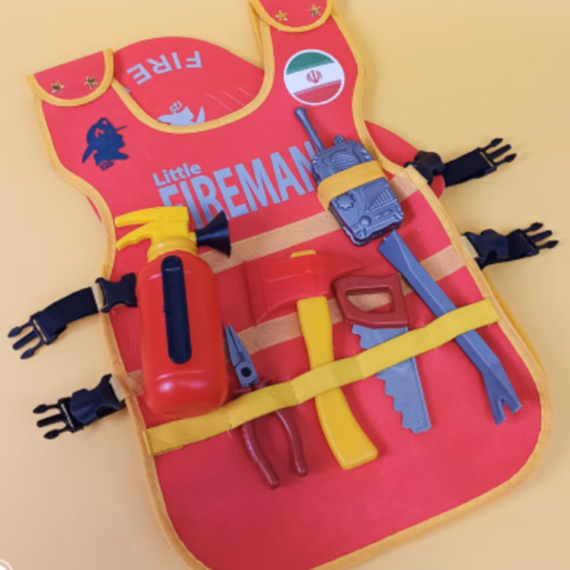 جلیقه آتش نشانی  با لوازم