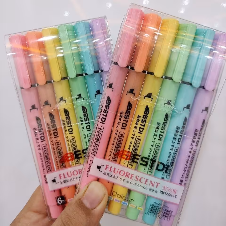 هایلایتر  پاستیلی6 عددی 