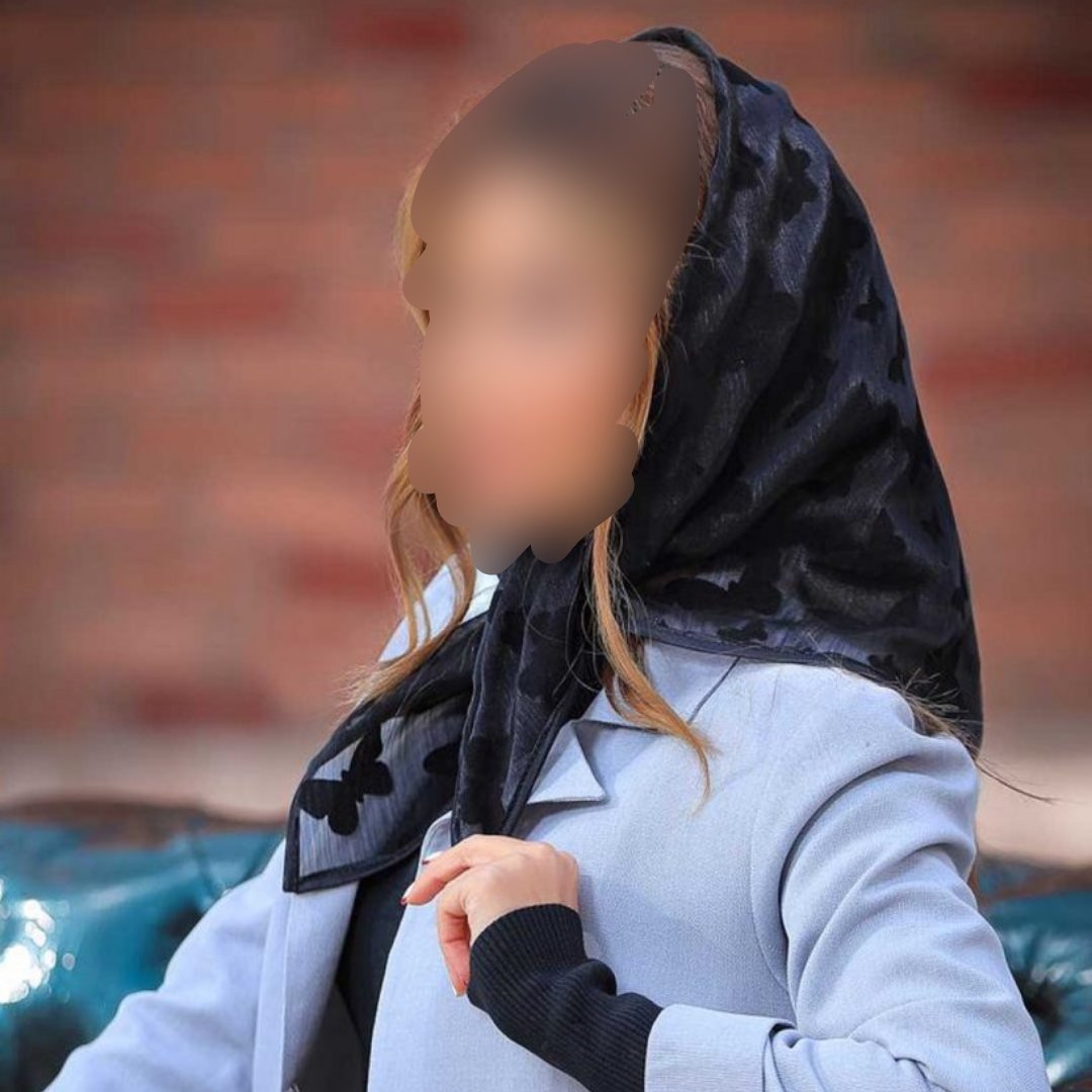 مینی اسکارف تور ارگانزه طرح پروانه