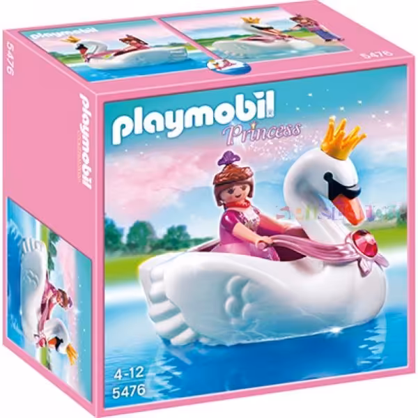 princess with swan boatكد5476