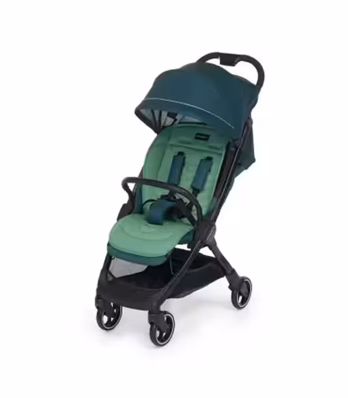 کالسکه کودک کابین سایز فوپاپدرتی مدل چائو رنگ سبز