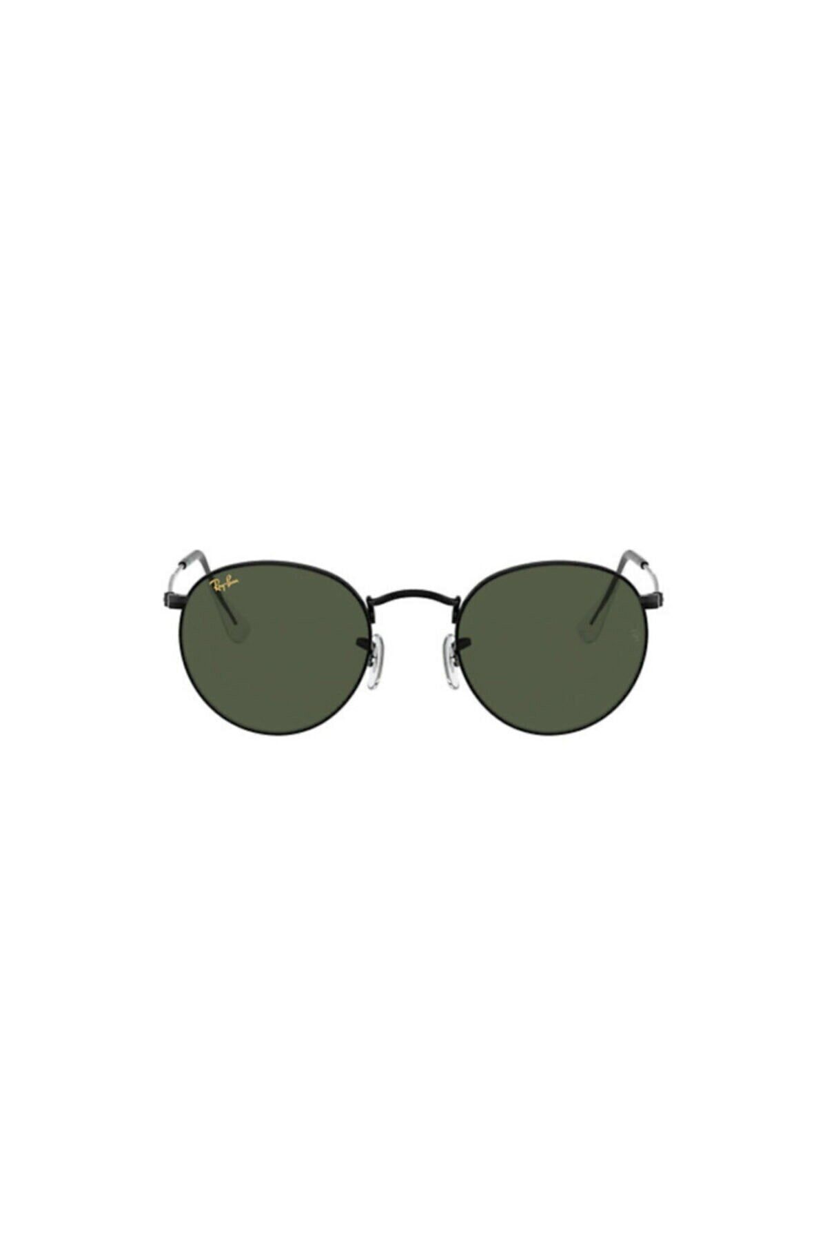 عینک آفتابی مشکی مردانه و زنانه Rayban RB 3447 ROUND METAL 9199 31 50 21 145 3n Ray-Ban