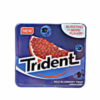آدامس جعبه فلزی بلوبری و انار تریدنت Trident مدل Wild Blueberry