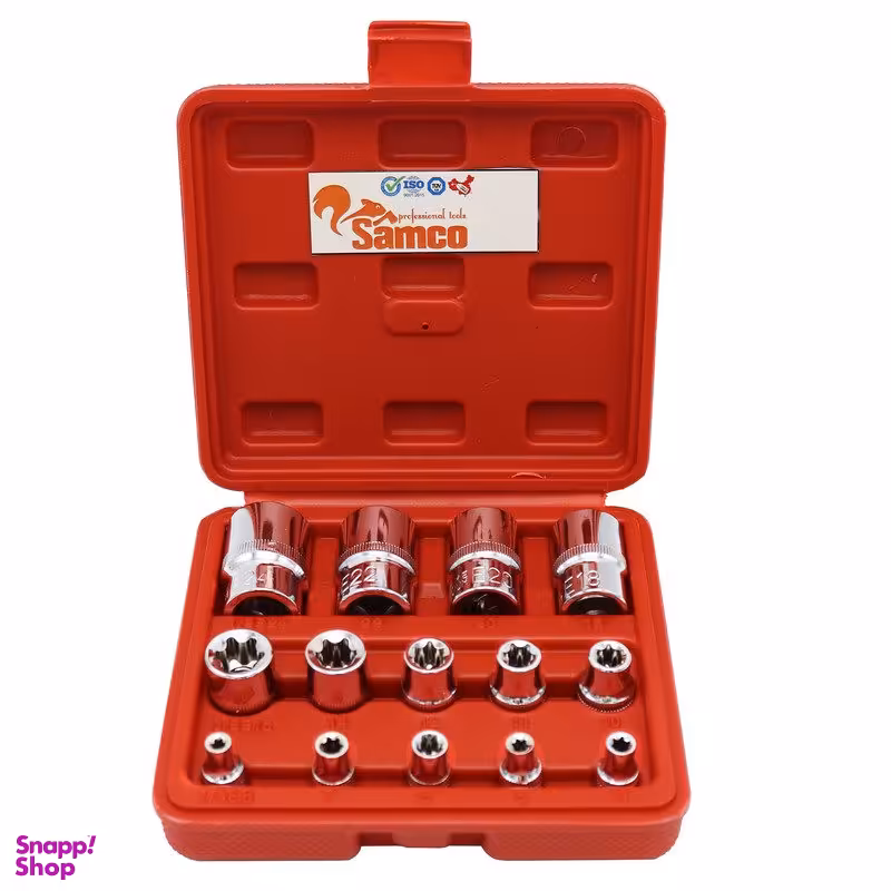 مجموعه 14 عددی آچار بکس مدل E کد YP-14-BOKS-E