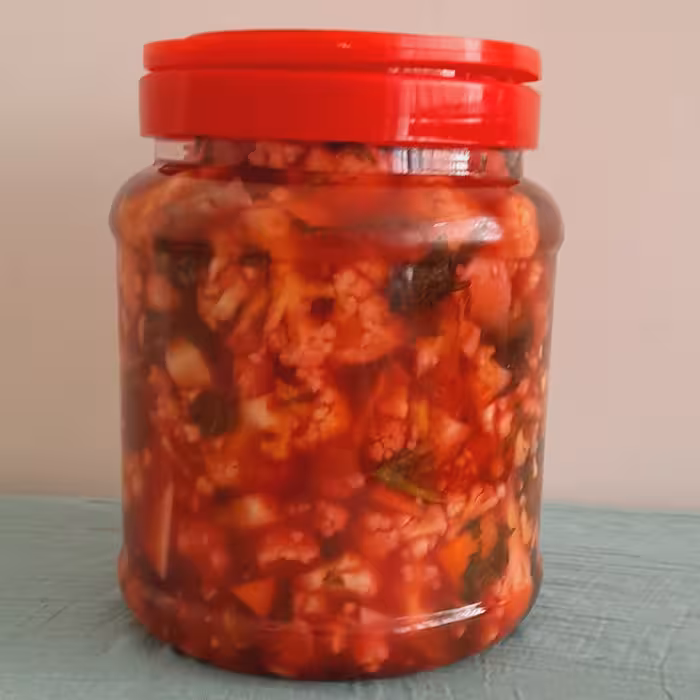 ترشی مشهدی  خونگی،سالاد فصل دربسته بندی( 2000)گرم