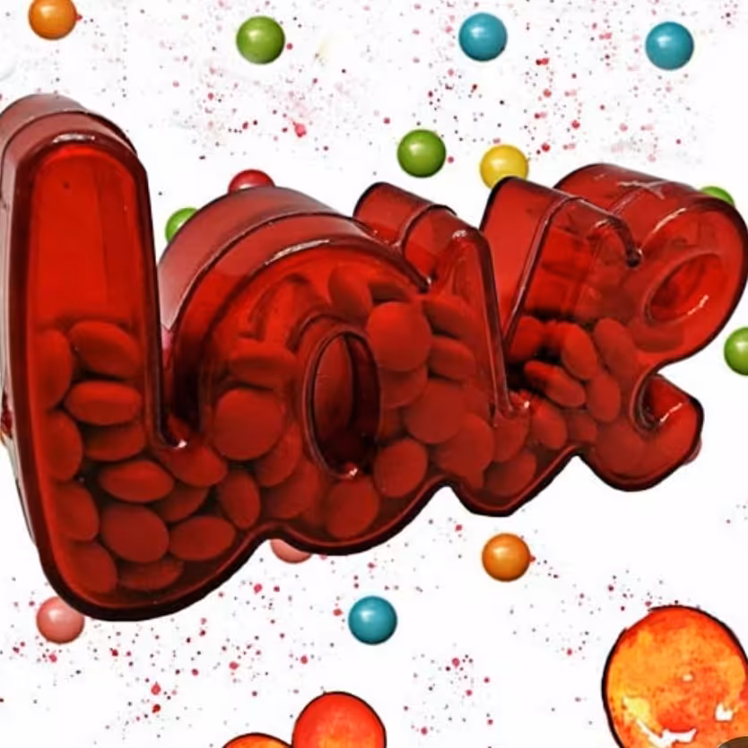 شکلات(اسمارتیز) لاو کریستالی ولنتاین 