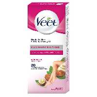 نوار موبر پوست های نرمال ویت با عصاره شی باتر و آکای بری Veet تعداد 20 عددی