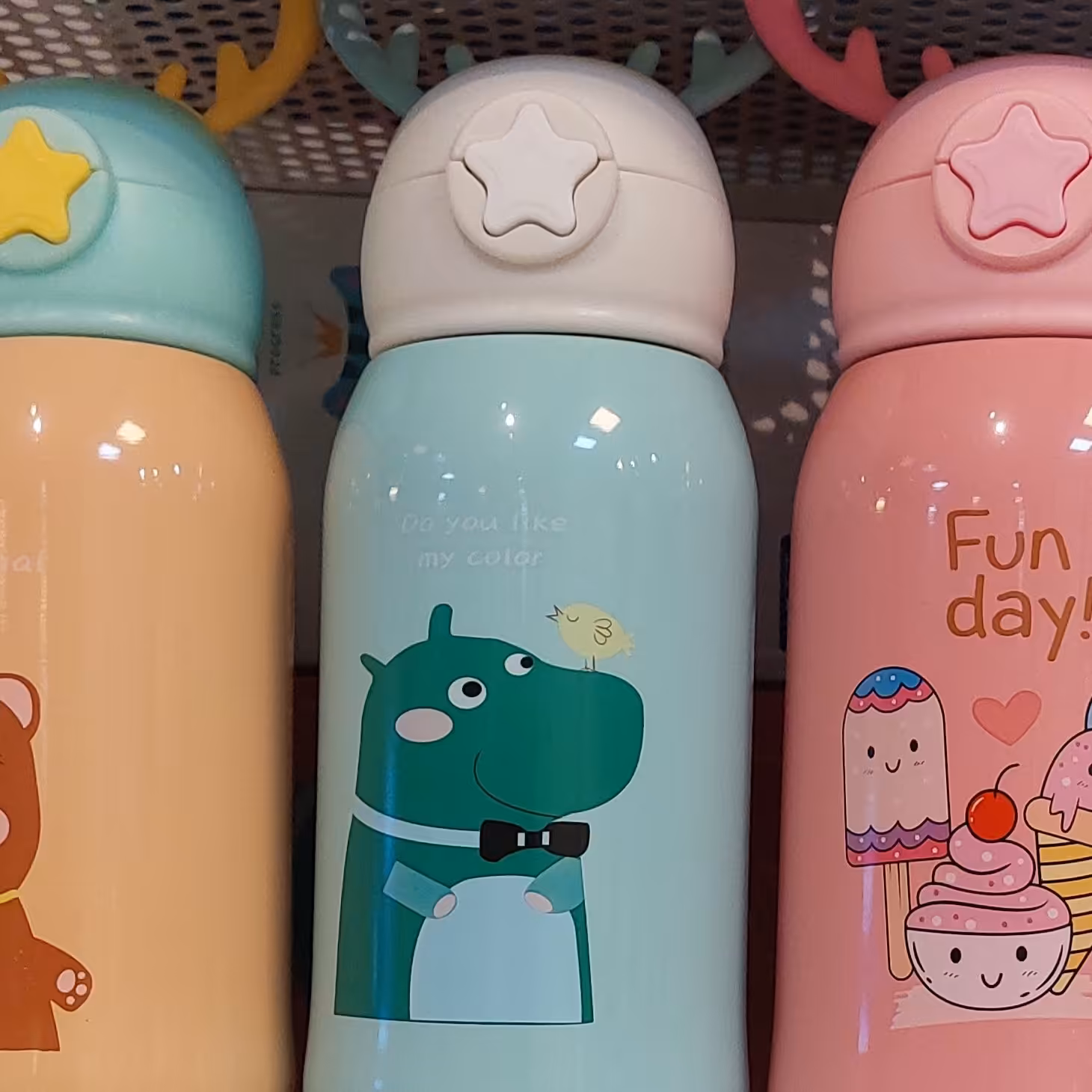 فلاسک استیل 500 نوزاد طرح گوش دار