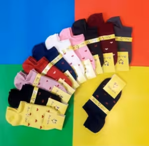 جوراب طرح قلب