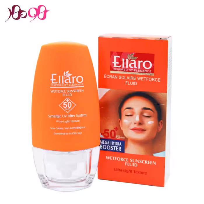 ضد آفتاب فلوئید بی رنگ الارو Ellaro
