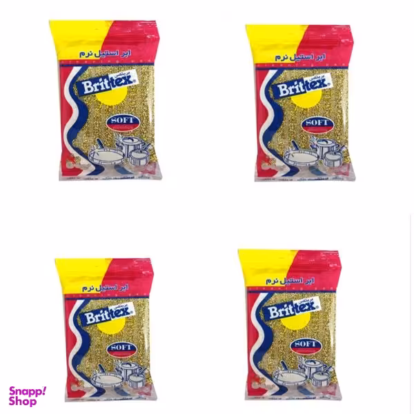 اسکاچ تفلون شور بریتکس مدل نرم مجموعه 4 عددی