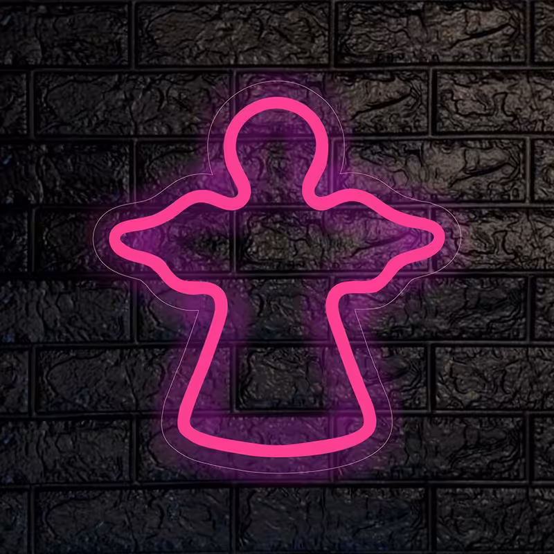 چراغ خواب نئونی طرح فرشته 