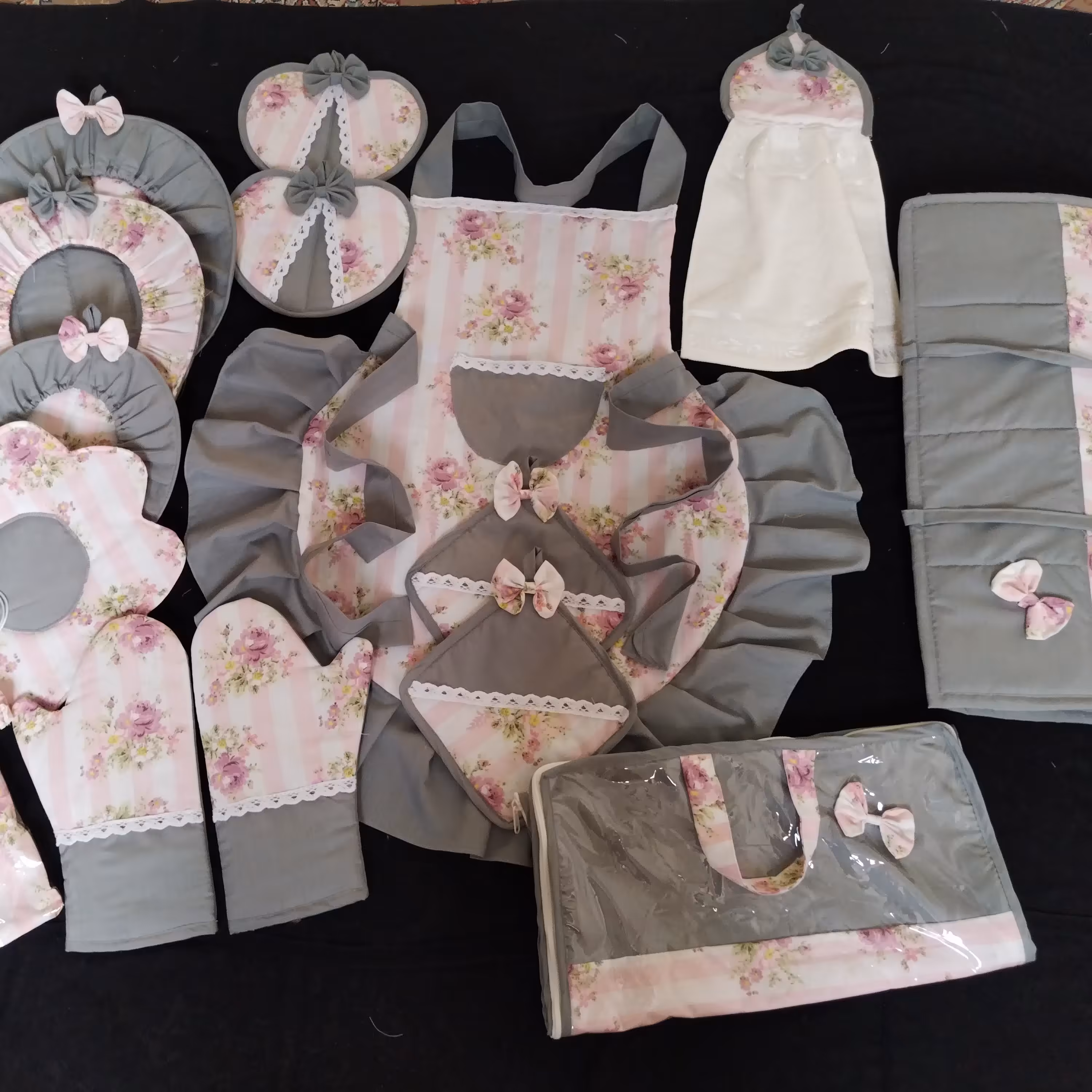 سرویس پارچه ای  15 تیکه آشپزخانه 