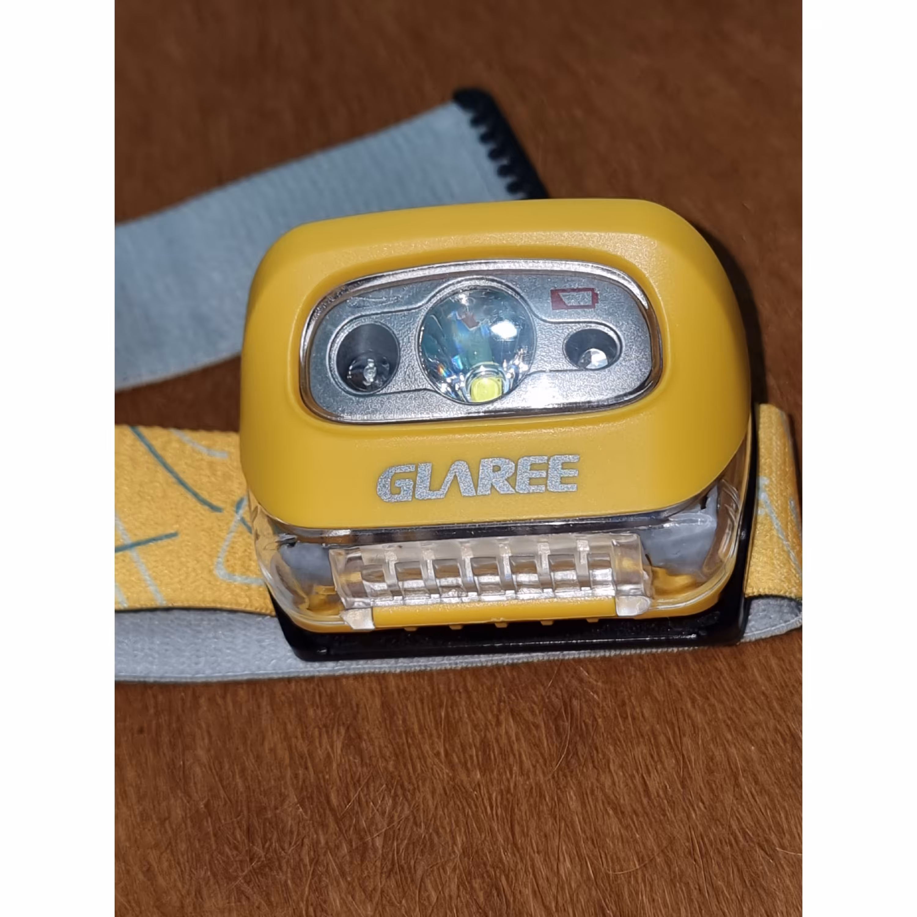 هدلامپ گلاری مدل L55i با درجه ضد آبی IPX5 با قدرت نور 190 لومن