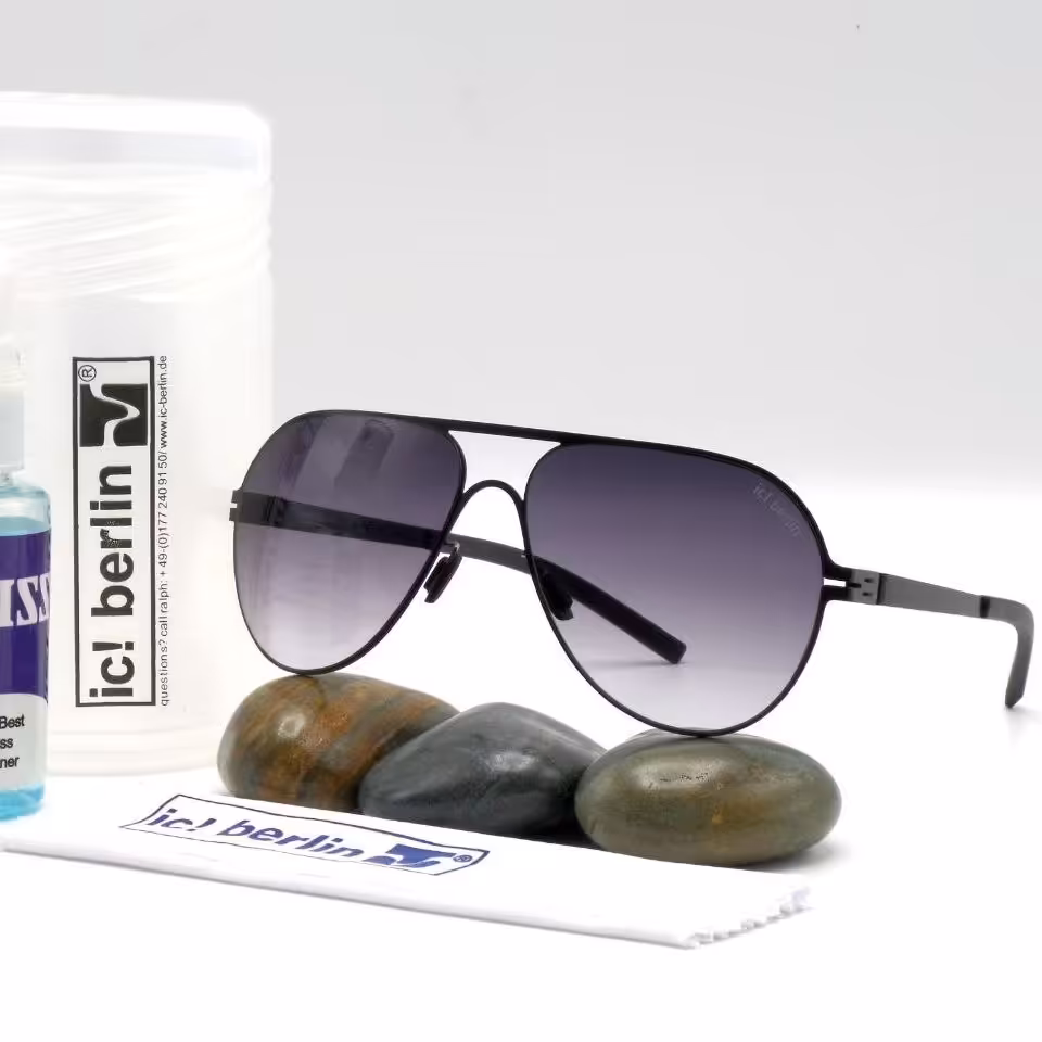 عینک آفتابی خلبانی مردانه تیتانیوم آیس برلین Ic berlin