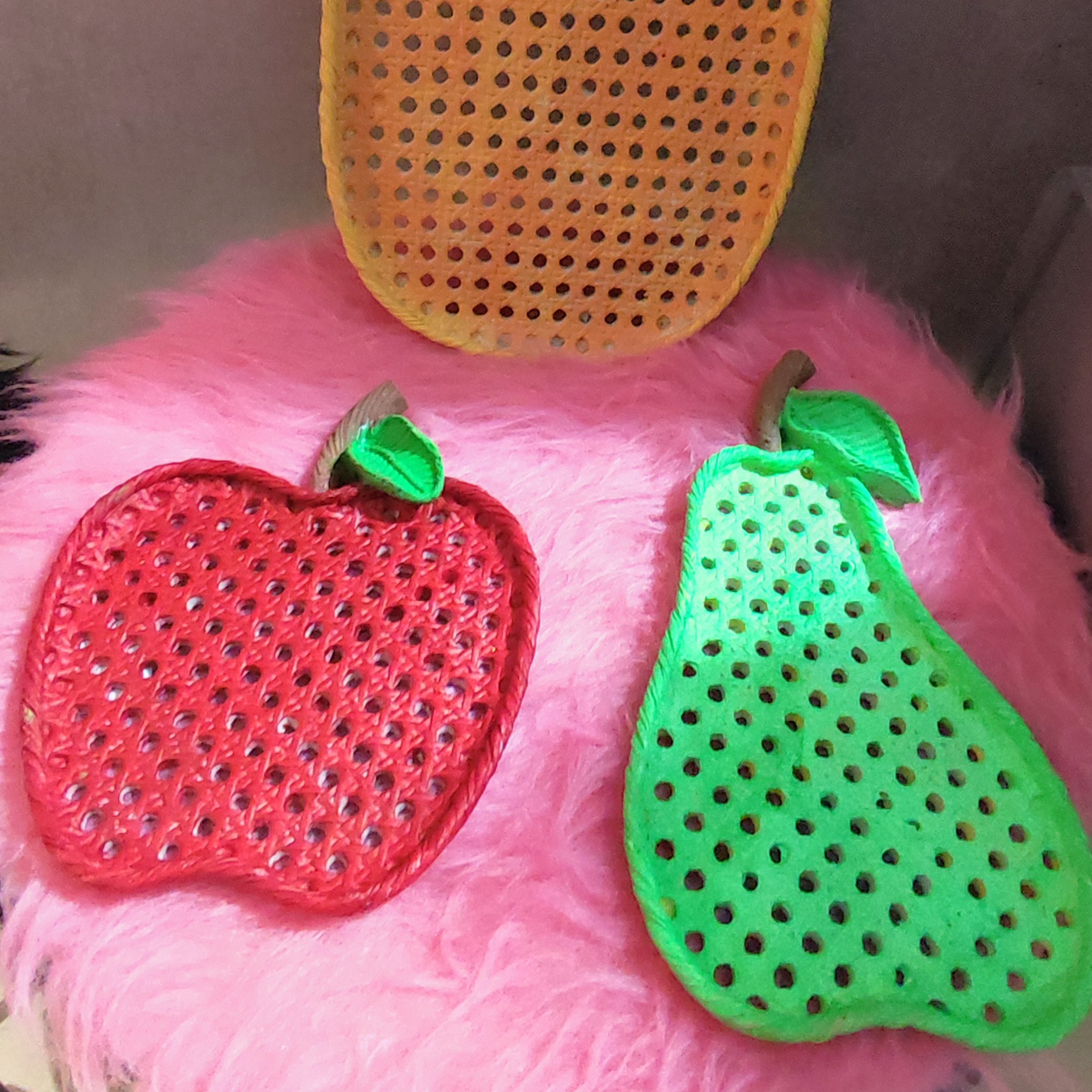 ست بشقاب حصیری