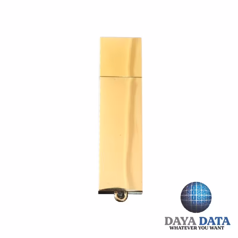 فلش مموری فانتزی دایا دیتا مستطیل ساده مدلME1022-13 ظرفیت 128GB -USB3رنگ طلایی