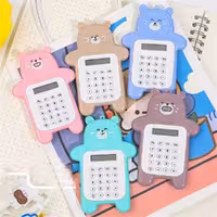 ماشين حساب فانتزی جيبی طرح خرس